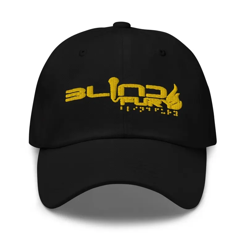 Blind Fury Golden Drip Braille Hats